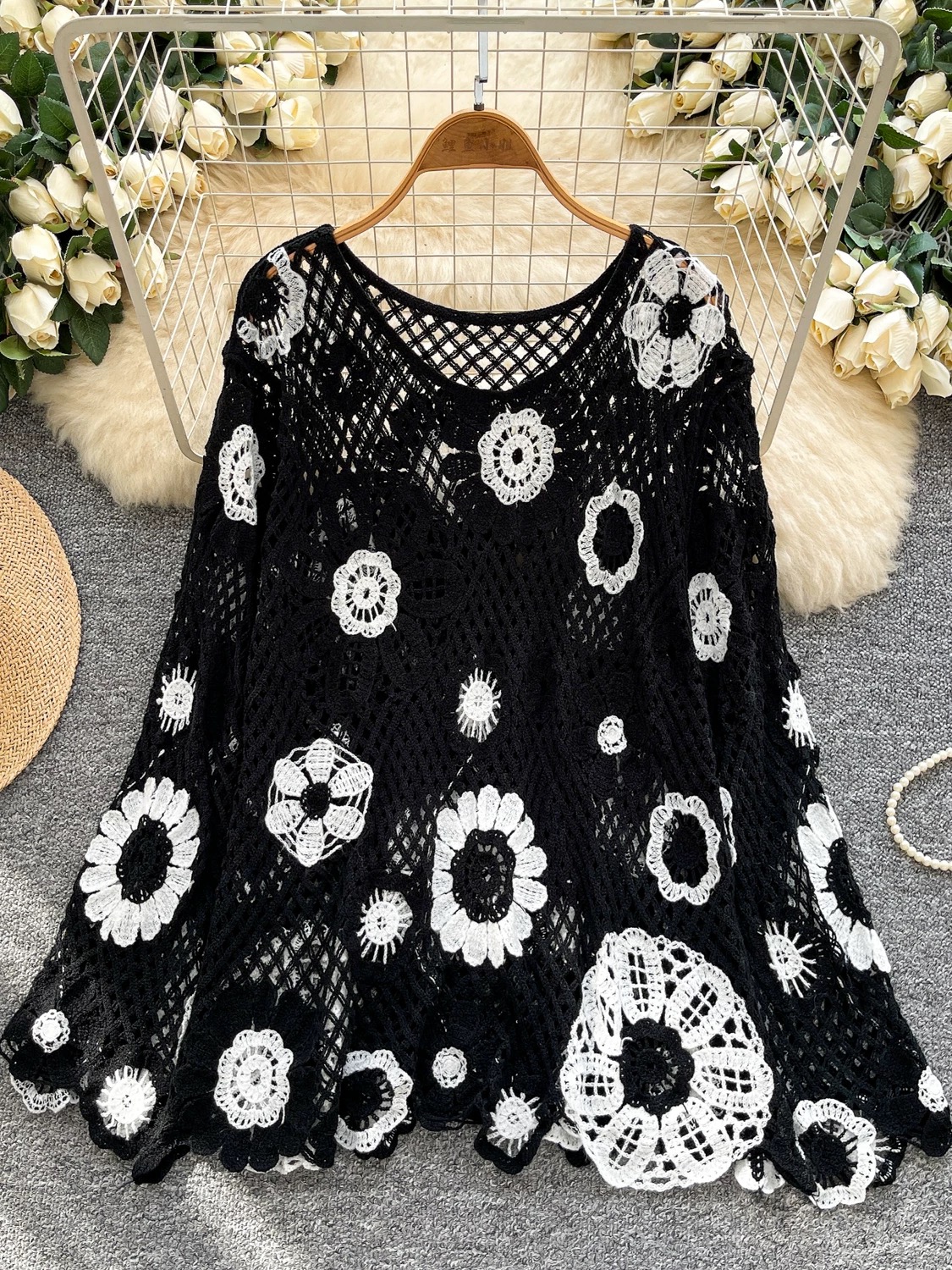 Ellie crotchet top KTO293 images